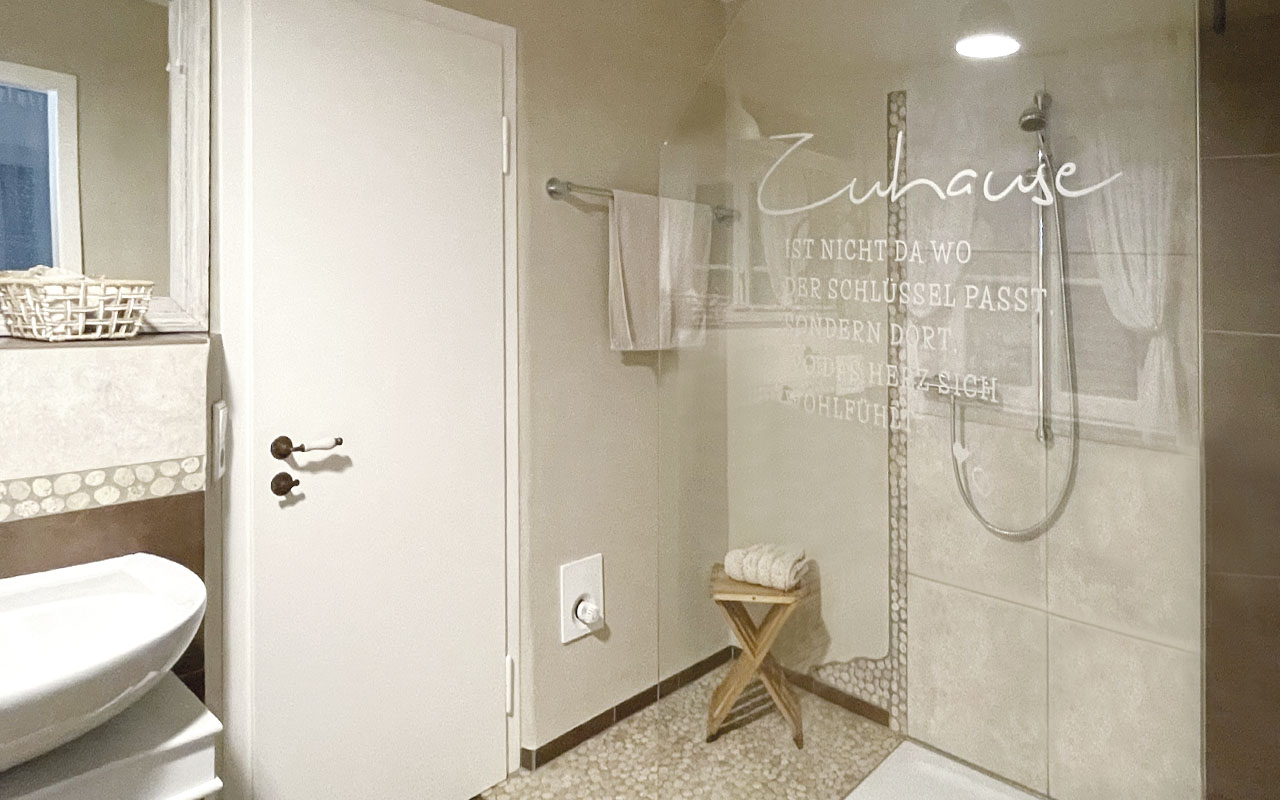 Ferienwohnung in Ennepetal Voerde „1826“ - Bad