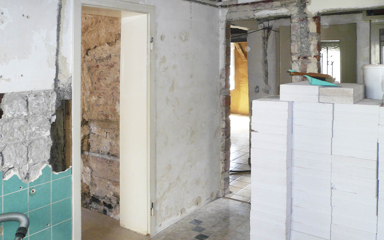 Ferienwohnung in Ennepetal Voerde „1826“ - Bad vorher