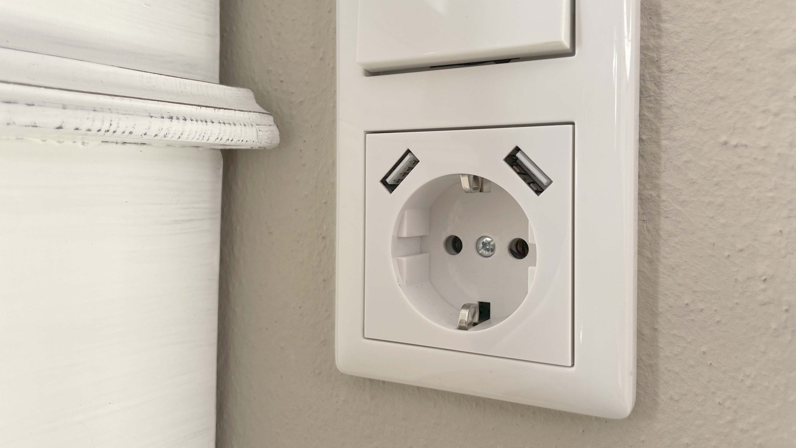 Ferienwohnung in Ennepetal Voerde „1826“ - Küche USB-Steckdose