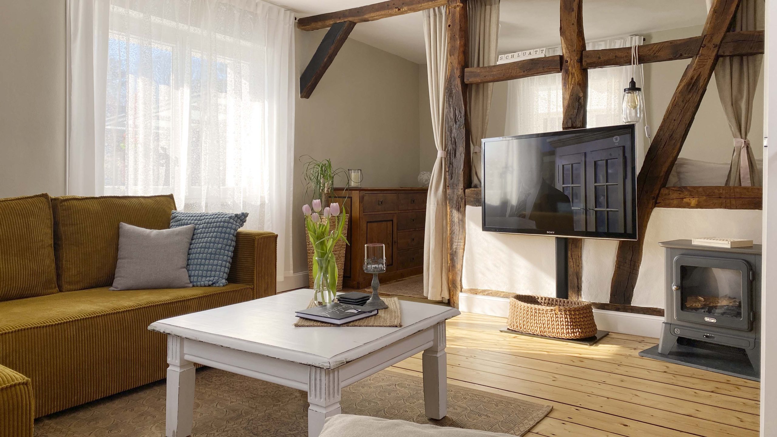 Ferienwohnung in Ennepetal Voerde „1826“ - Wohnzimmer